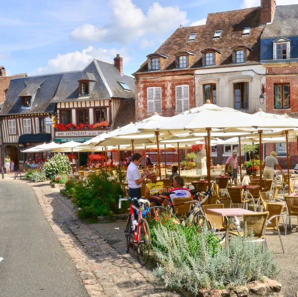 Normandie, det pittoreska staden Lyon la Forêt — Stockfoto