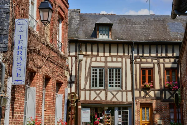 Normandie, malebné město Lyon la foret — Stock fotografie