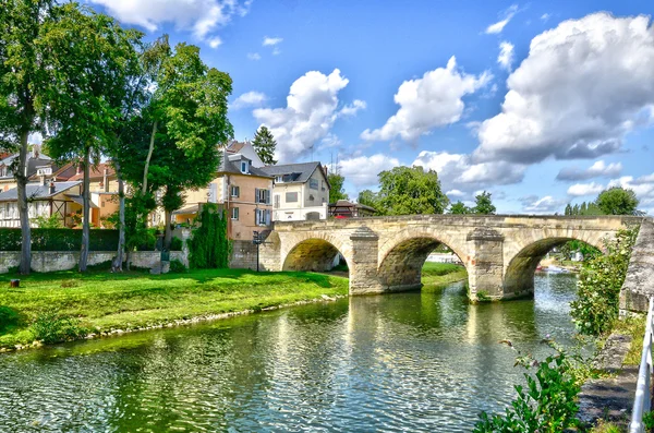 France, the picturesque city of L Isle Adam — Stock Photo, Image