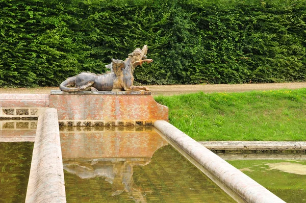 Frankrike, marie antoinette estate i parc av versailles pa — Stockfoto