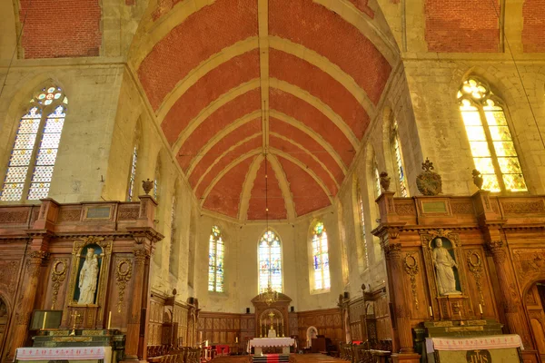 Frankrijk, de schilderachtige stad van ecouis in Normandië — Stockfoto