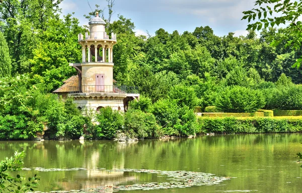 França, a propriedade Marie Antoinette no parc de Versalhes Pa — Fotografia de Stock