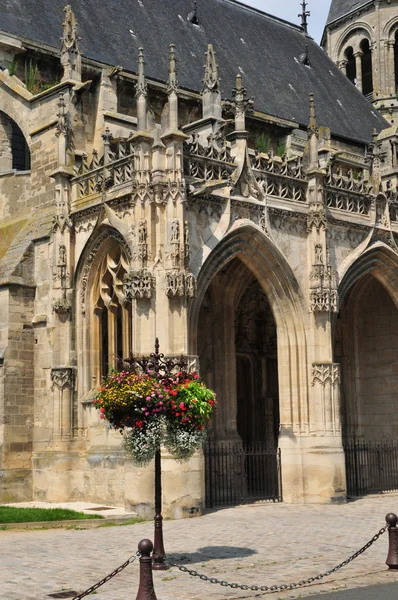 Francia, la pittoresca città di Poissy — Foto Stock