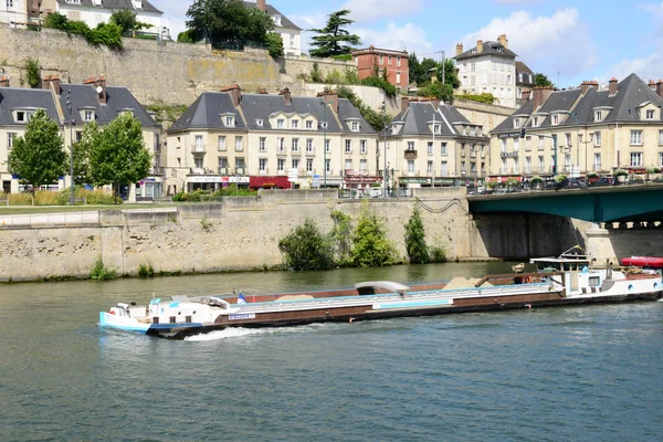 Francja, malownicze miasto pontoise — Zdjęcie stockowe