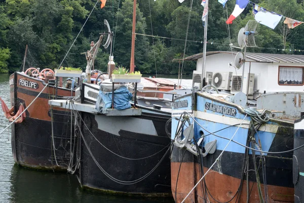 Fransa, conflans-sainte honorine pitoresk kenti — Stok fotoğraf