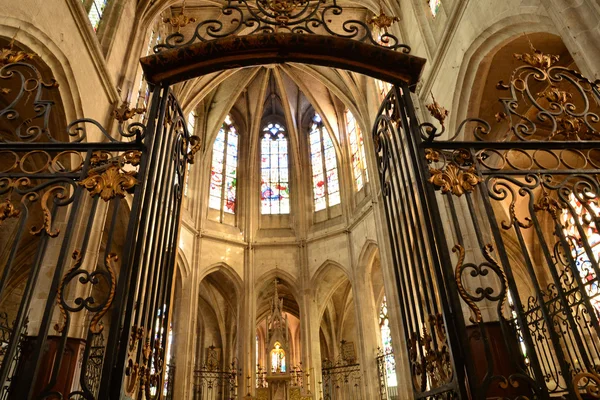 Tarihi kilise nogent le Roi eure içinde et loir — Stok fotoğraf