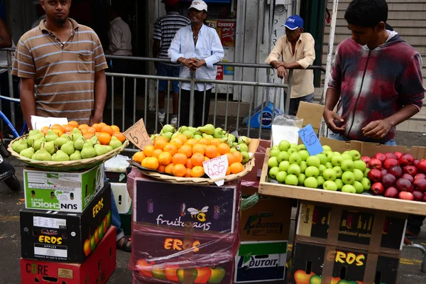 Picturesque city of Port Louis in Mauritius Republic — Stock Photo, Image