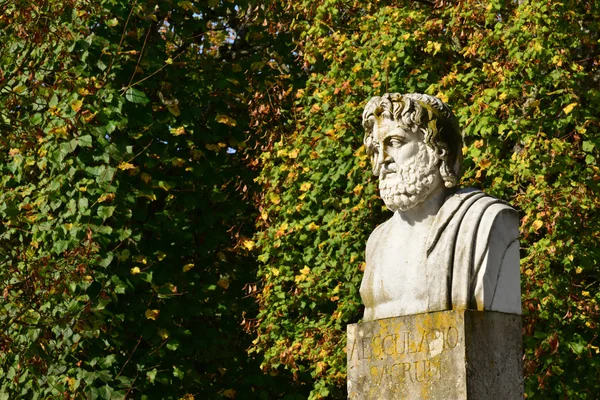 Ile de France, a festői város Rambouillet térképén — Stock Fotó