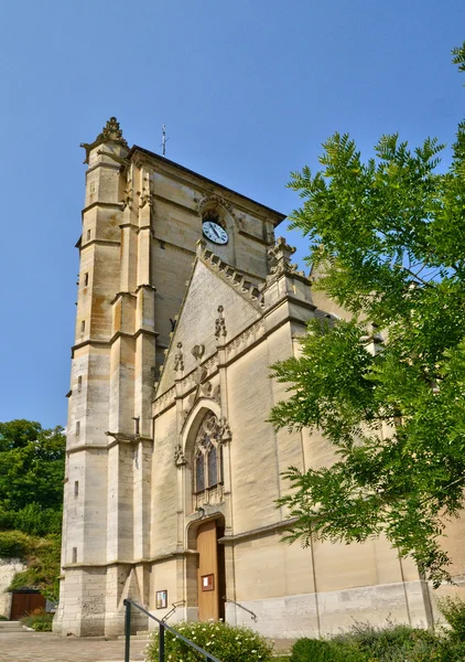 Franciaország, a festői város Ivry la Bataille — Stock Fotó