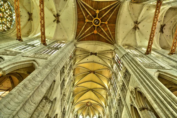 France, the historical cathedral of Beauvais in  Picardie — Stock Photo, Image