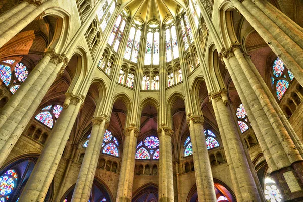 França, a catedral histórica de Beauvais na Picardia — Fotografia de Stock