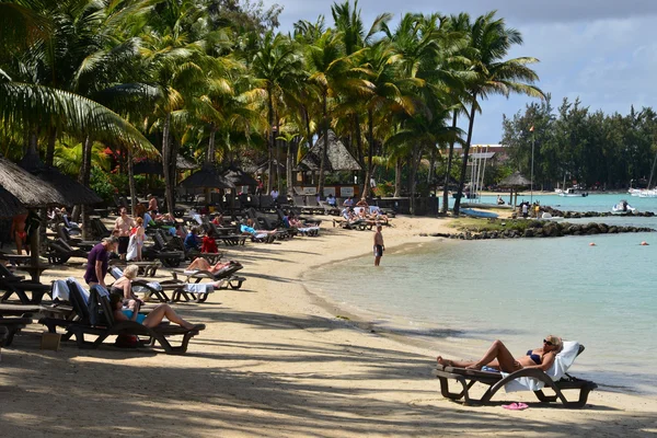 A Mauritiusi Köztársaság Grand Bay festői város — Stock Fotó