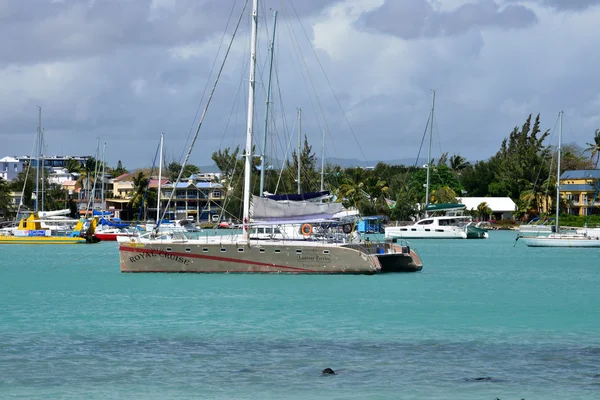 Picturesque city of Grand Bay in Mauritius Republic — Stock Photo, Image