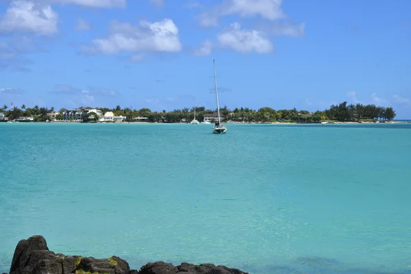 Pintoresca ciudad de Grand Bay en Mauricio República — Foto de Stock