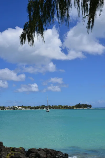 Picturesque city of Grand Bay in Mauritius Republic — Stock Photo, Image