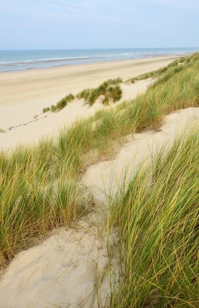 Cidade pitoresca de Stella Plage em Nord Pas de Calais — Fotografia de Stock