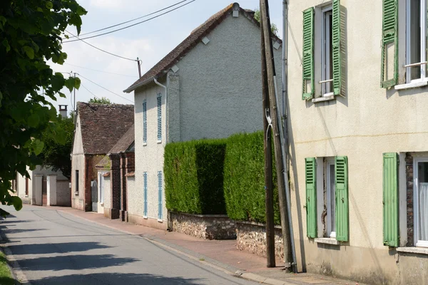 Frankreich, das malerische Dorf croth in eure — Stockfoto
