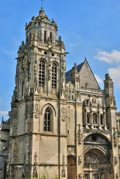 Collegiate church Saint Gervais Saint Protais of Gisors in Norma — Stock Photo, Image