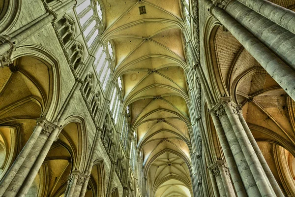 Frankrike, den pittoreska staden Amiens i Picardie — Stockfoto