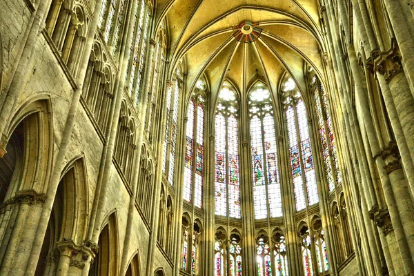 Fransa, Picardie Beauvais tarihi katedral — Stok fotoğraf