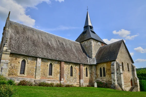 Normandie, the picturesque village of Perriers sur Andelle — Stock Photo, Image