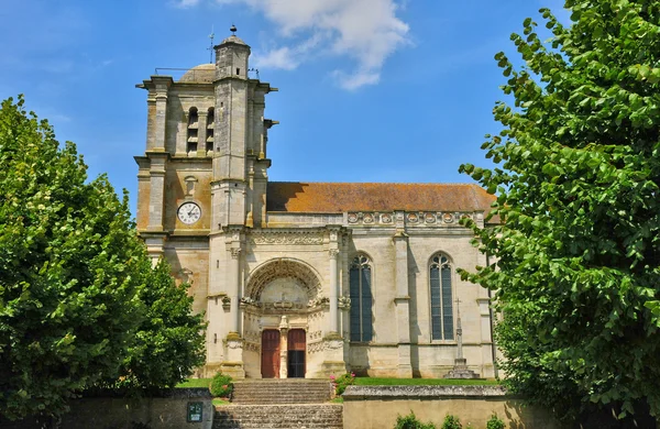 Oise, historický kostel Montjavoult — Stock fotografie