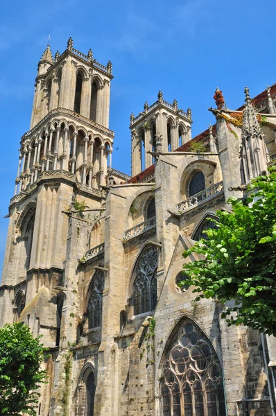 Franța, biserica istorică colegială din Mantes la Jolie — Fotografie, imagine de stoc