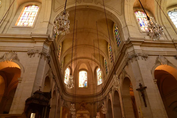 La France, la cathédrale pittoresque Notre Dame de Versailles — Photo