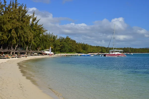 Pitoresca área de La Pointe aux Canonniers em Mauritius Repu — Fotografia de Stock