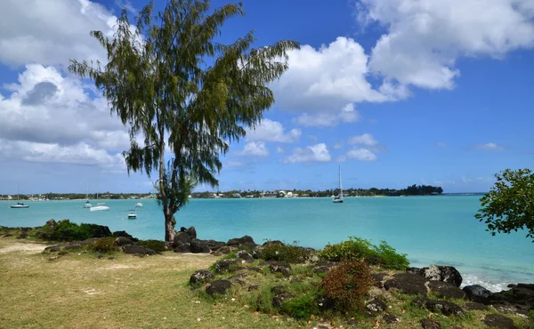 Pitoresca cidade de Grand Bay na República Maurícia — Fotografia de Stock