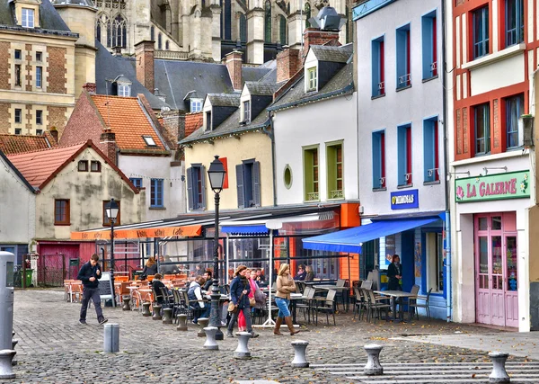 Francie, malebném městě Amiens v Picardii — Stock fotografie