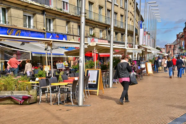 Fransa, Amiens pitoresk şehir içinde Picardie — Stok fotoğraf