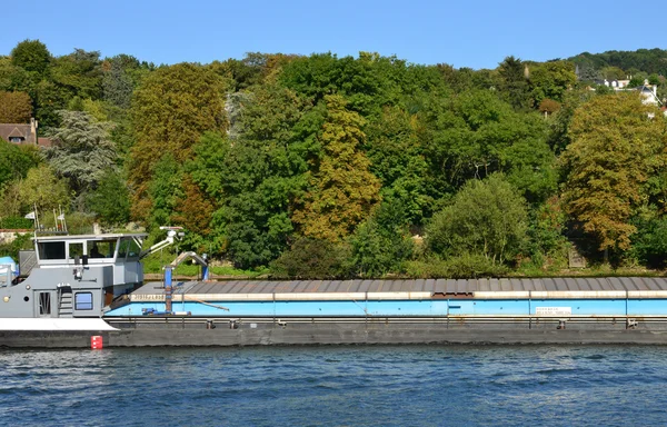 Francia, la pittoresca città di triel sur seine — Foto Stock