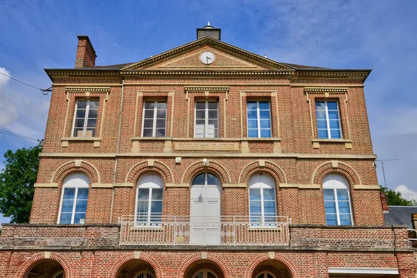 Francie, malebné vesnici Talmontiers — Stock fotografie