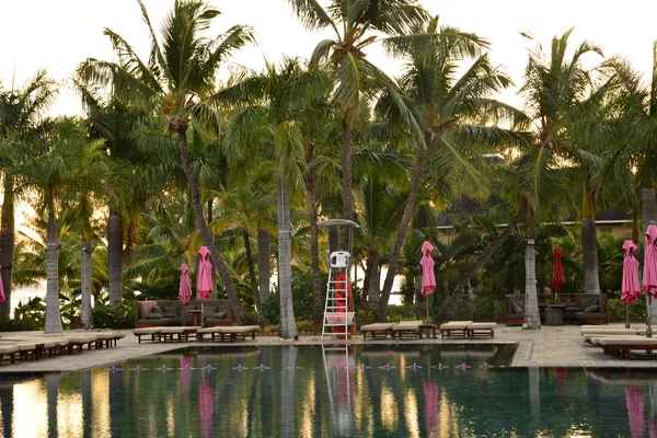 Festői terület La Pointe Aux Canonniers a Mauritiusi Köztár — Stock Fotó