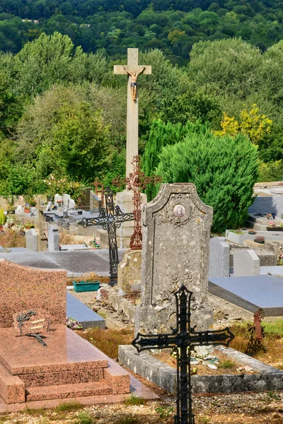 Frankreich, der Friedhof von delincourt in oise — Stockfoto