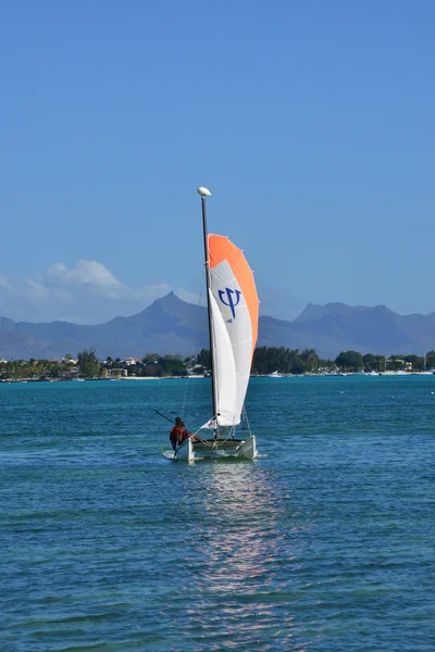 Picturesque area of  La Pointe aux Canonniers in Mauritius Repu — Stock Photo, Image