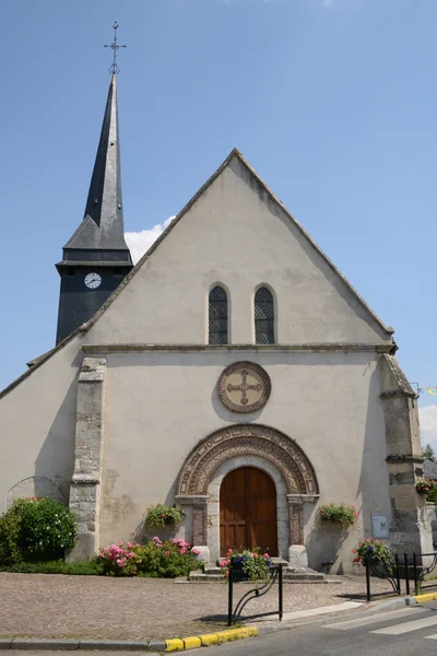 Normandia, a festői falu Marcilly sur-Eure — Stock Fotó