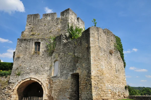 Historický hrad gisors do normandie — Stock fotografie