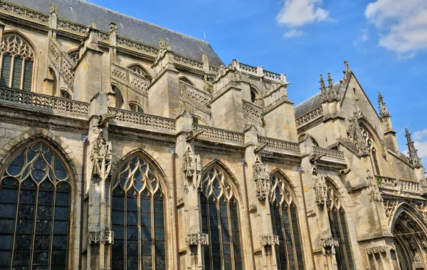 Stiftskirche heiliger gervais heiliger protais der gisors in norma — Stockfoto