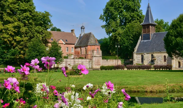 Normandie pitoresk Lisors Köyü — Stok fotoğraf