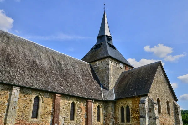 Normandie, мальовничі села Perriers сюр Andelle — стокове фото