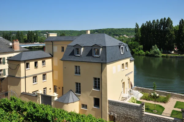 France, the historical city of Mantes la Jolie — Stock Photo, Image