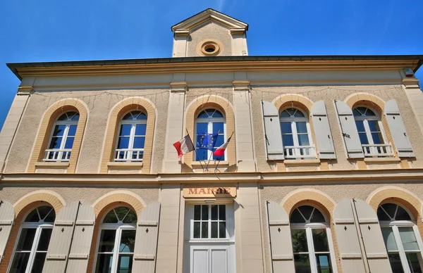 Frankrijk, het stadhuis van Amenucourt — Stockfoto