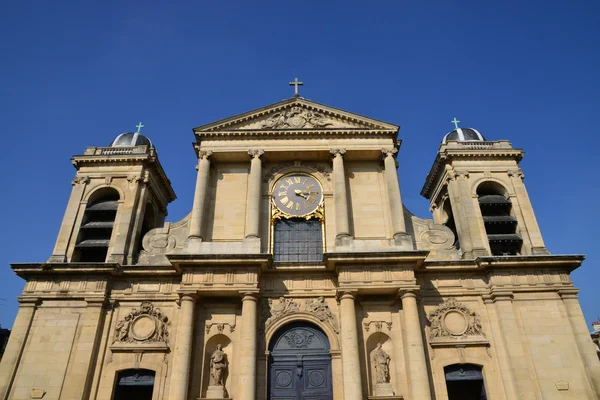 Francia, la pintoresca catedral de Notre Dame de Versalles — Foto de Stock