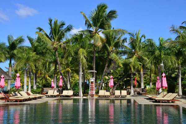 Picturesque area of  La Pointe aux Canonniers in Mauritius Repu — Stock Photo, Image