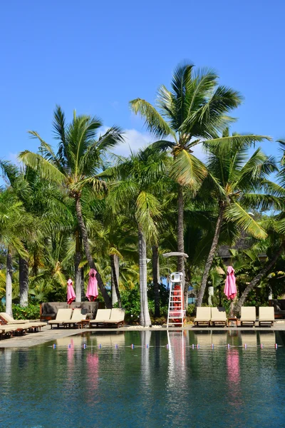 Festői terület La Pointe Aux Canonniers a Mauritiusi Köztár — Stock Fotó