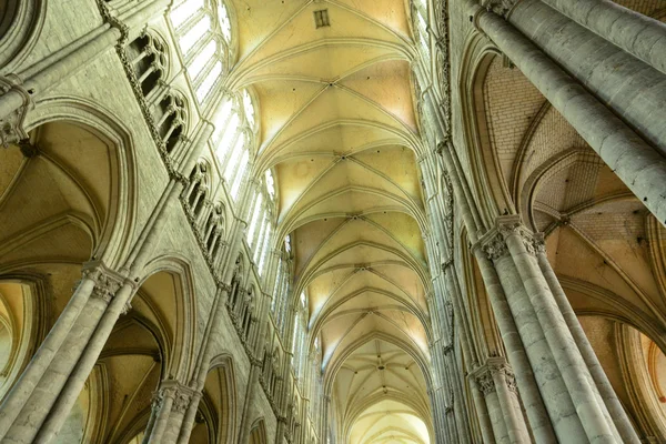 Fransa, Amiens pitoresk şehir içinde Picardie — Stok fotoğraf