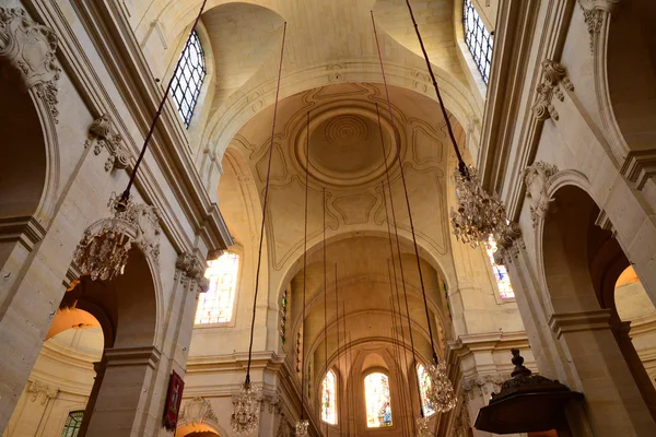 Francia, la pintoresca catedral de Notre Dame de Versalles — Foto de Stock