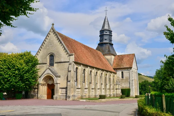 Haute Normandie, het schilderachtige dorpje van Neuf Marche — Stockfoto